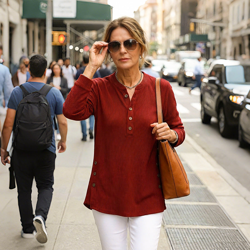 Arelia™ – Väljä neulottu toppi