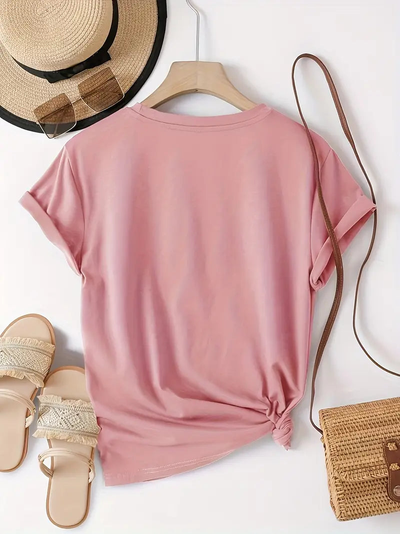 Kimalteleva sydän -t-paita | Yhdessä rintasyöpää vastaan