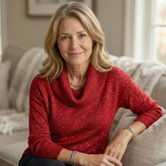 Helmi™ – Kimaltava neulepusero