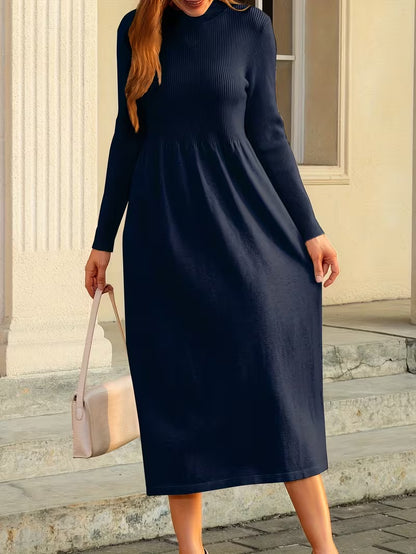 Elin™ – Ribattu Midi mekko