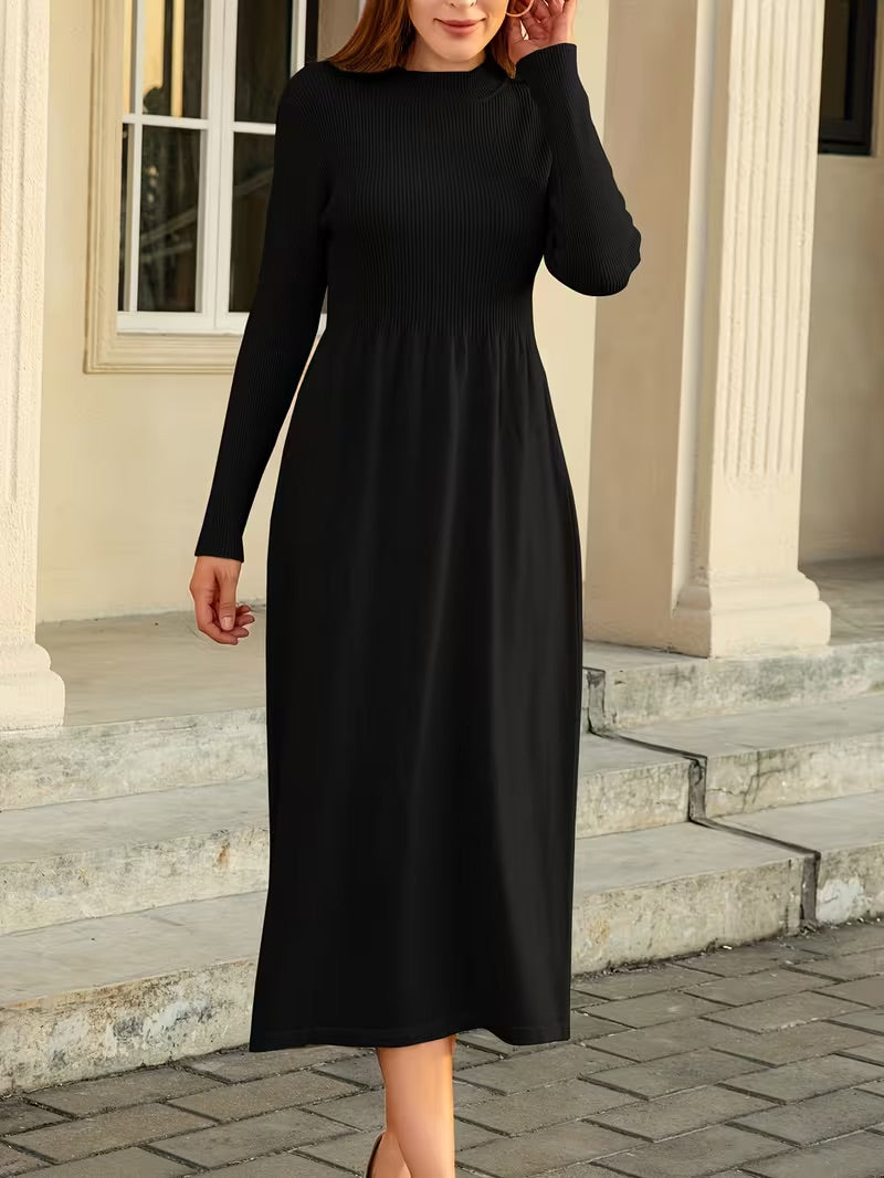 Elin™ – Ribattu Midi mekko