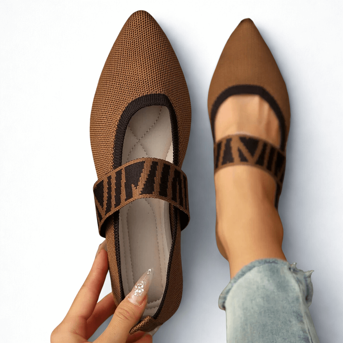Elsa™ – Teräväkärkiset Ballerina Flat