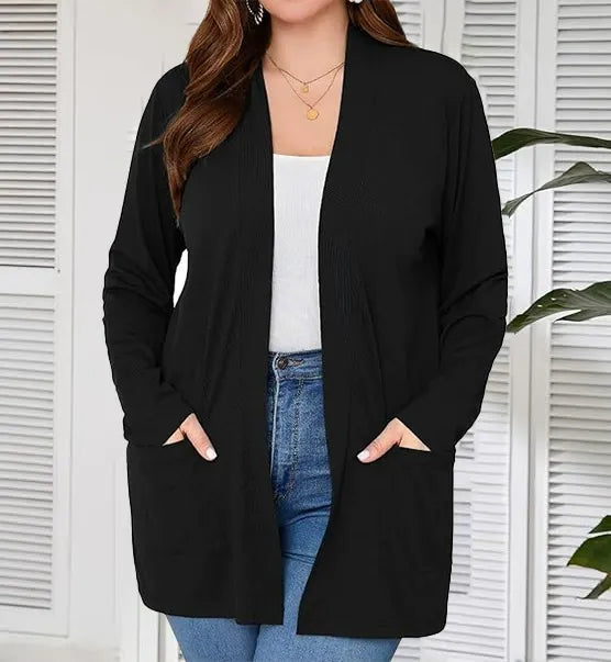 Veina™ – Pitkä Avoin Neuletakki