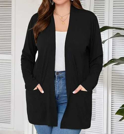 Veina™ – Pitkä Avoin Neuletakki