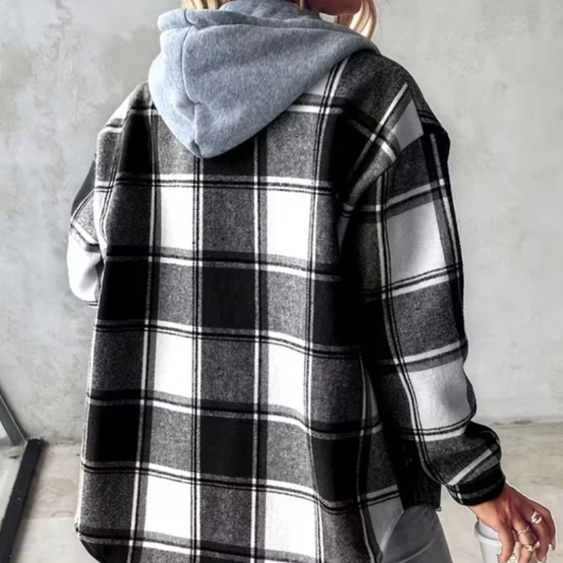 Calla™ – Ruudullinen hupparitakki