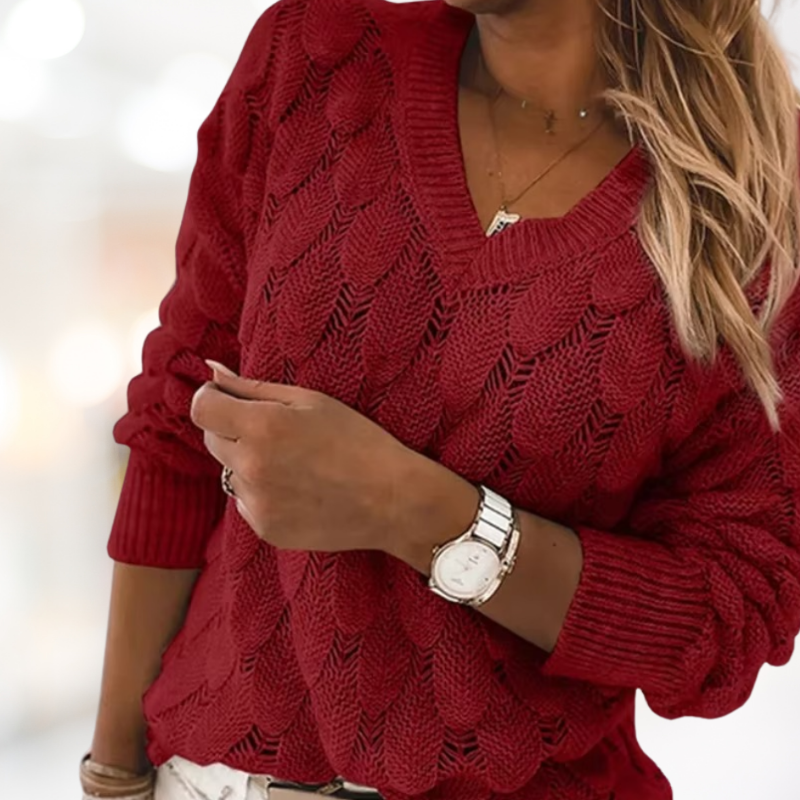 Grace™ – Neulottu kuviollinen villapaita