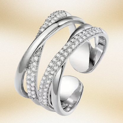 Kimalteleva Syleily sormus | Yhdessä rintasyöpää vastaan