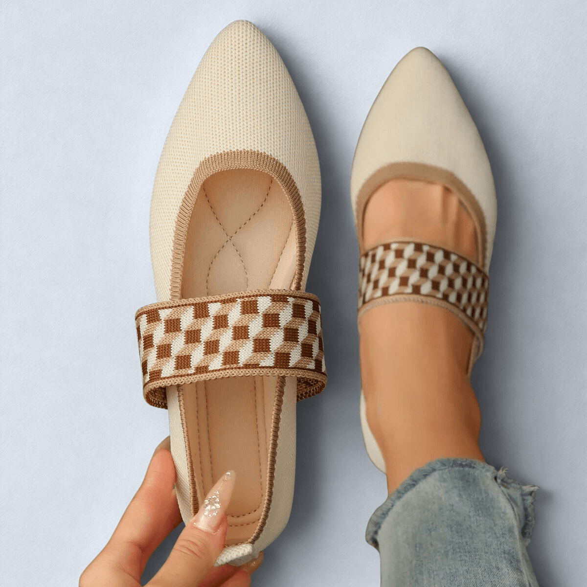 Elsa™ – Teräväkärkiset Ballerina Flat