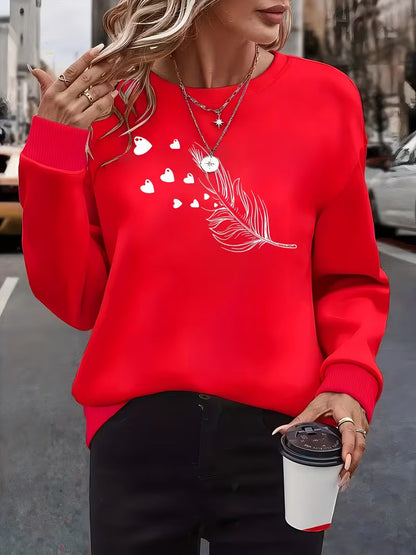 Höyhensydän lämmin T-paita | Yhdessä diabetesta vastaan