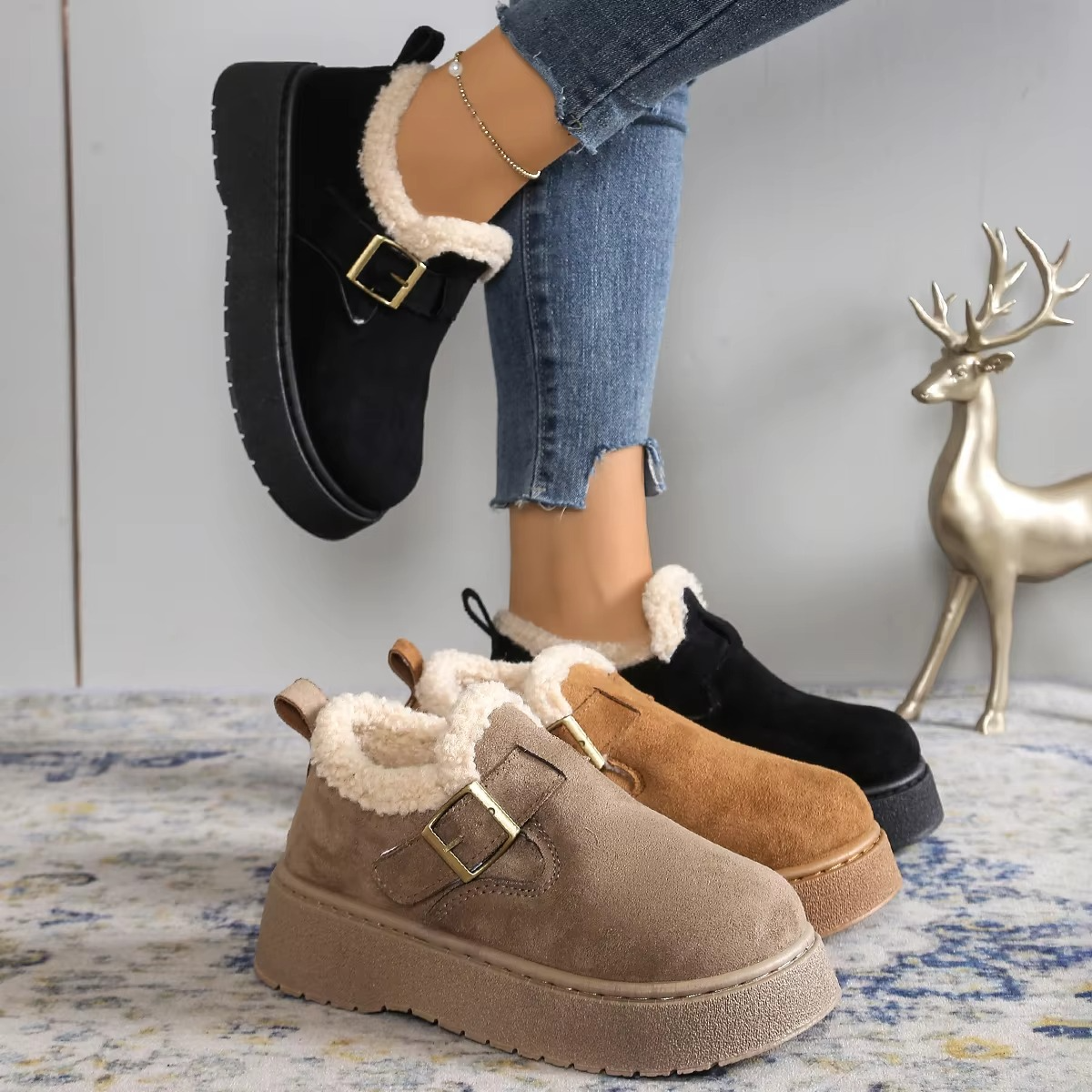 Elina™ – Lämminvuoratut Kengät