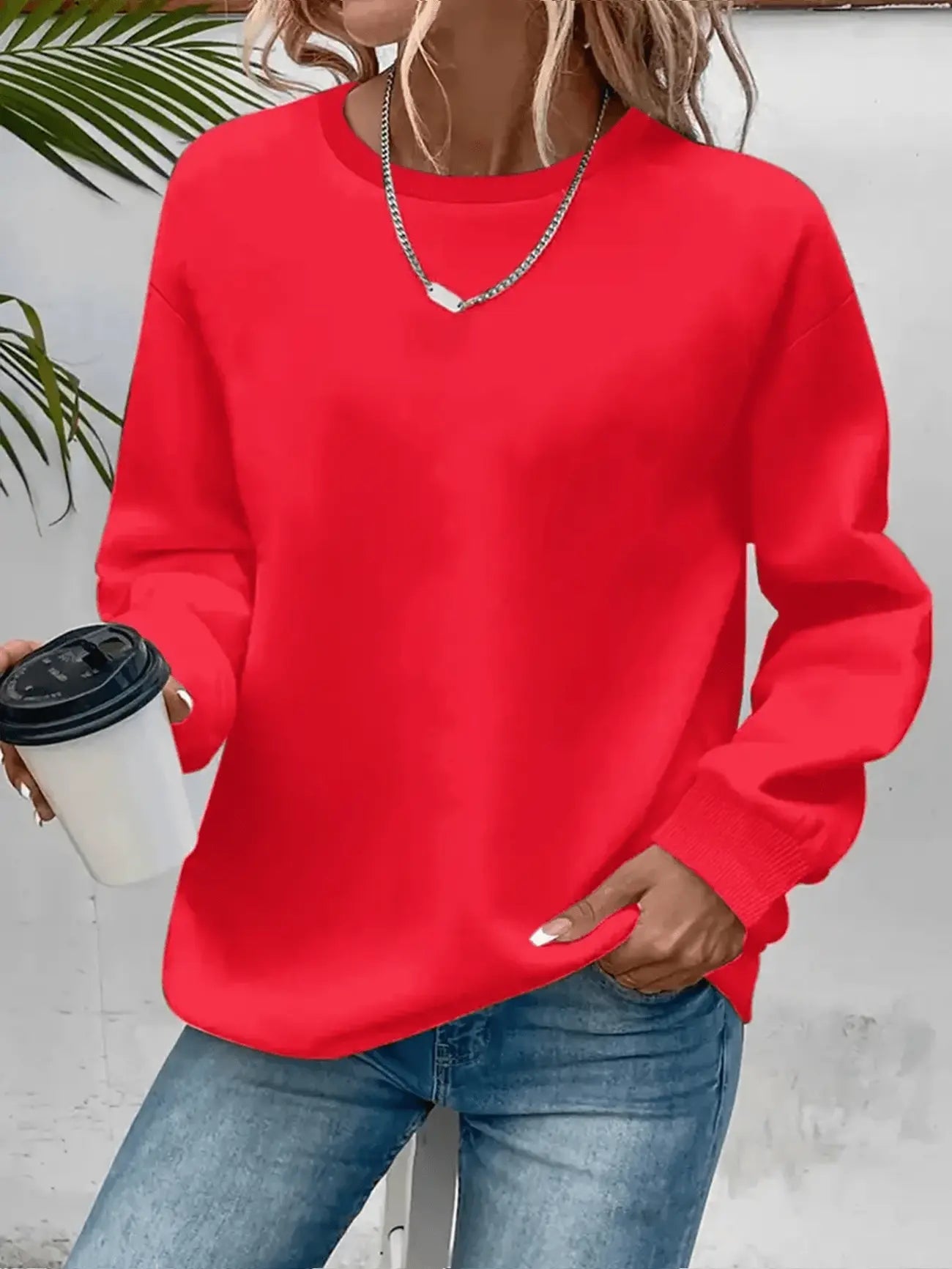 Yksinkertainen Mukavuus Sweatshirt | Yhdessä rintasyöpää vastaan