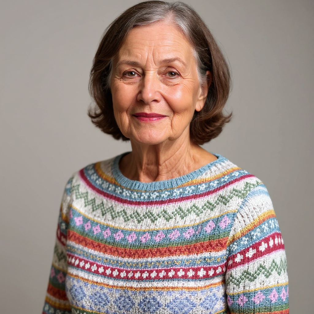 Camila™- Vintage tuloste villapaita