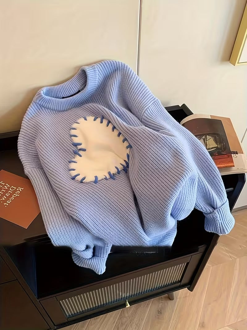 Pehmeä Sydän Neulepusero | Yhdessä diabetesta vastaan