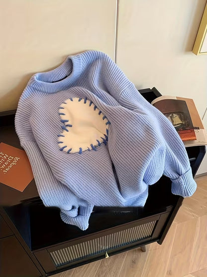 Pehmeä Sydän Neulepusero | Yhdessä diabetesta vastaan