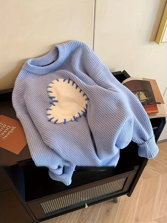 Pehmeä Sydän Neulepusero | Yhdessä diabetesta vastaan