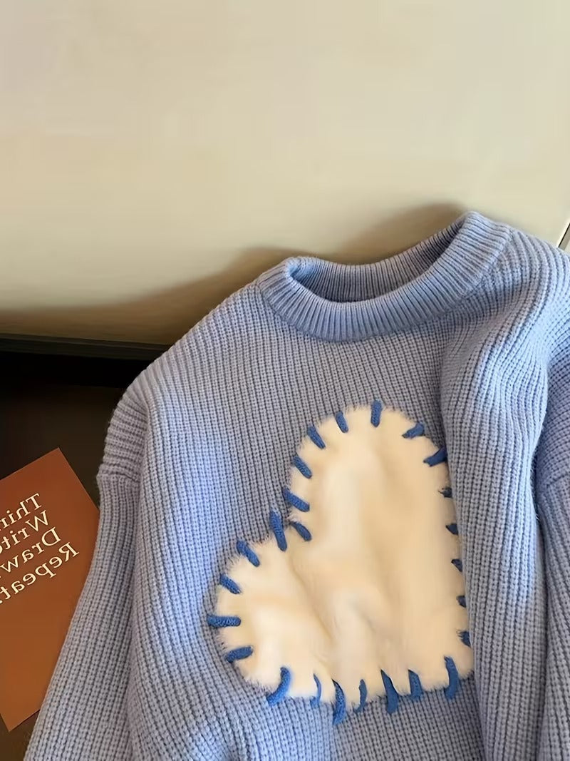 Pehmeä Sydän Neulepusero | Yhdessä diabetesta vastaan