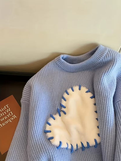 Pehmeä Sydän Neulepusero | Yhdessä diabetesta vastaan