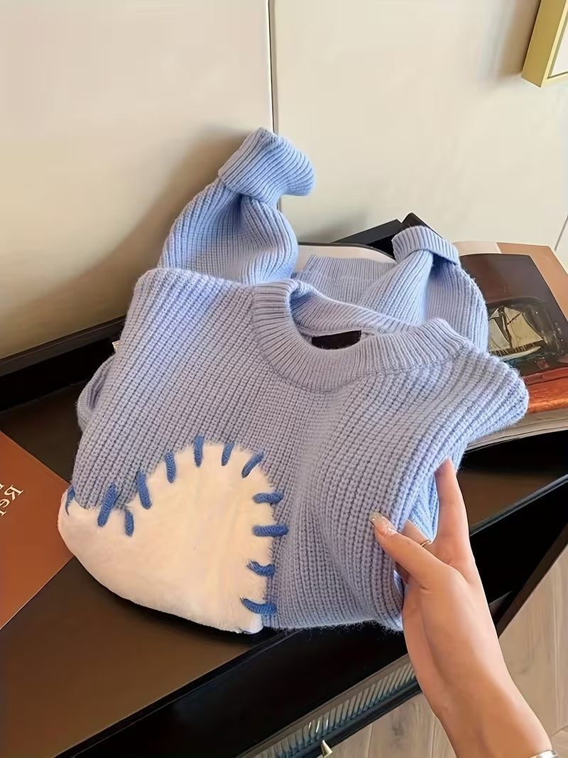 Pehmeä Sydän Neulepusero | Yhdessä diabetesta vastaan